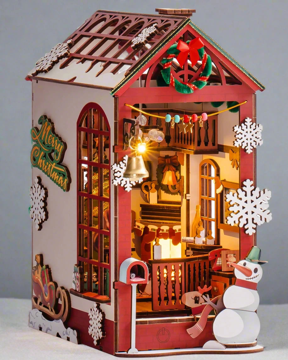 DIY Book Nook Kit Christmas House