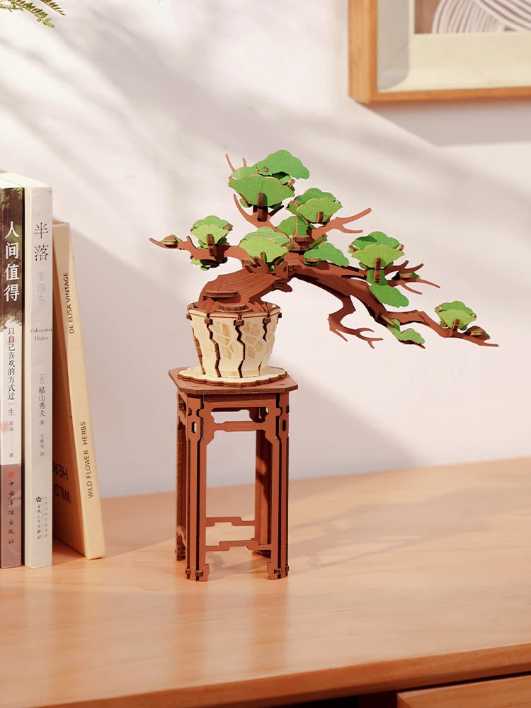 3D Wooden Puzzle Bonsai