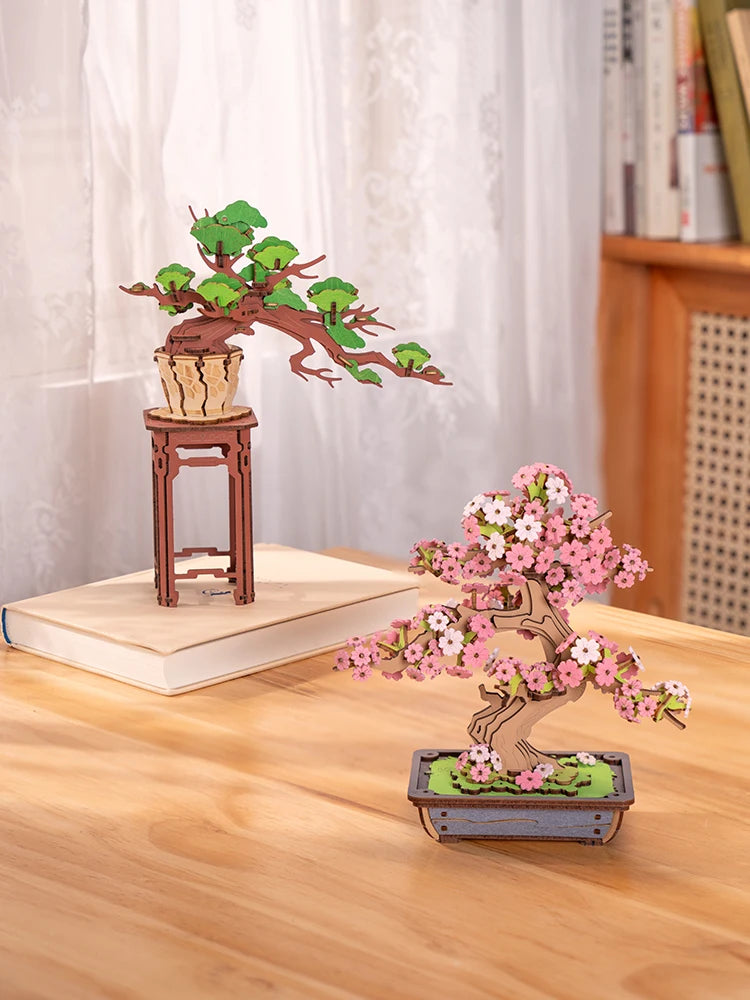 3D Wooden Puzzle Bonsai