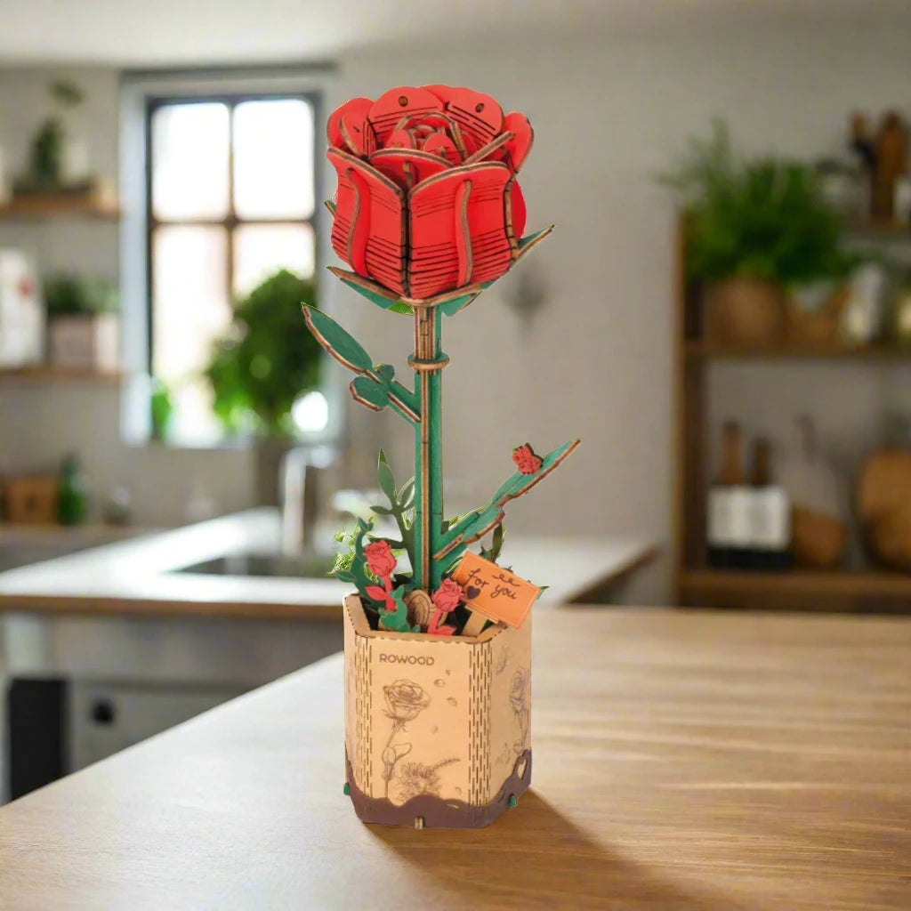 3D Wooden Puzzle Flowers