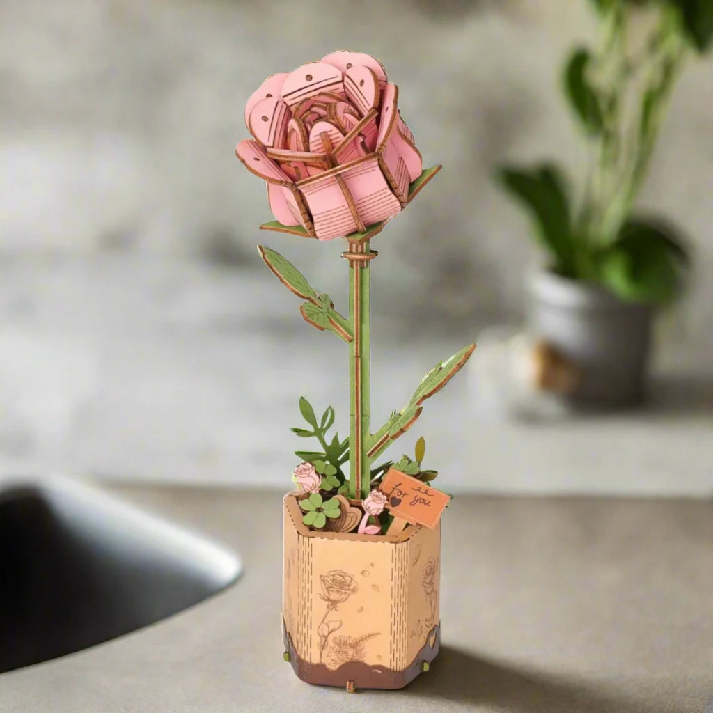 3D Wooden Puzzle Flowers