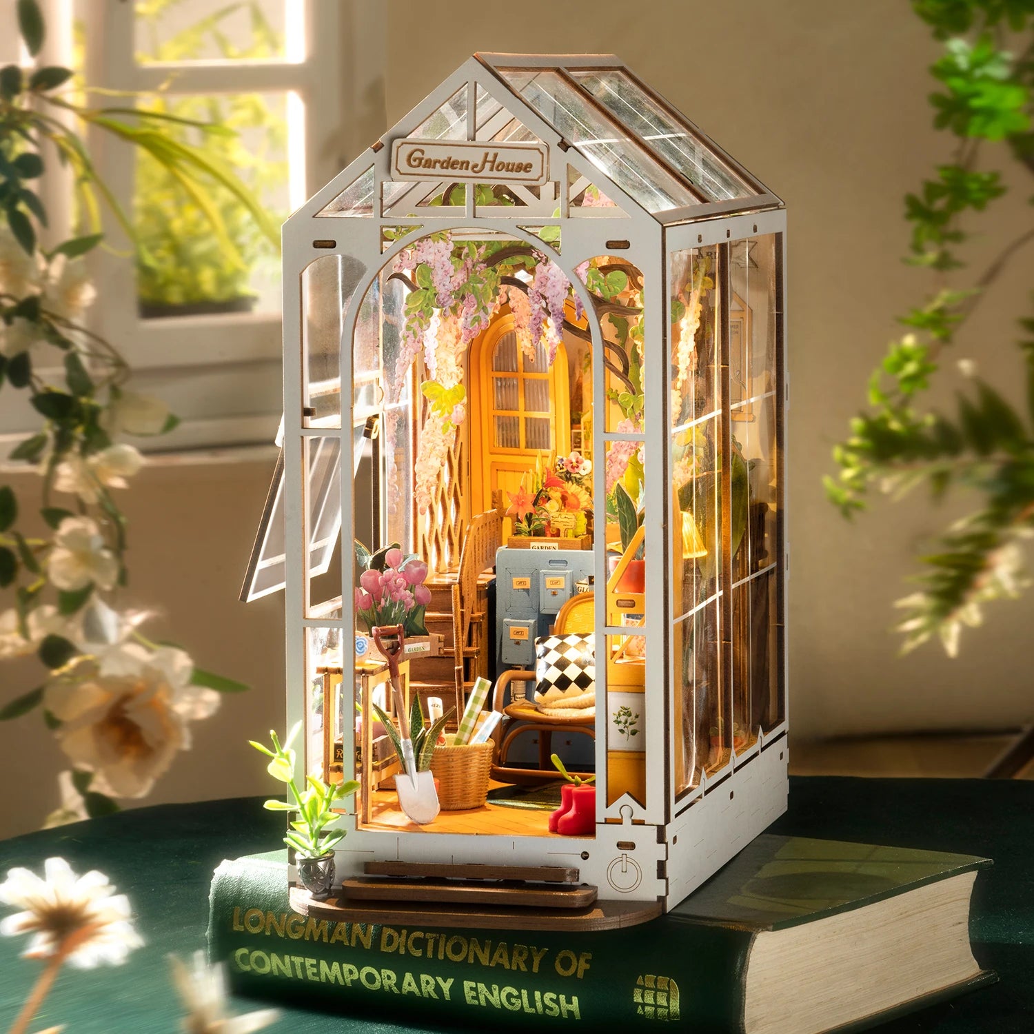 DIY Book Nook Kit Garden House