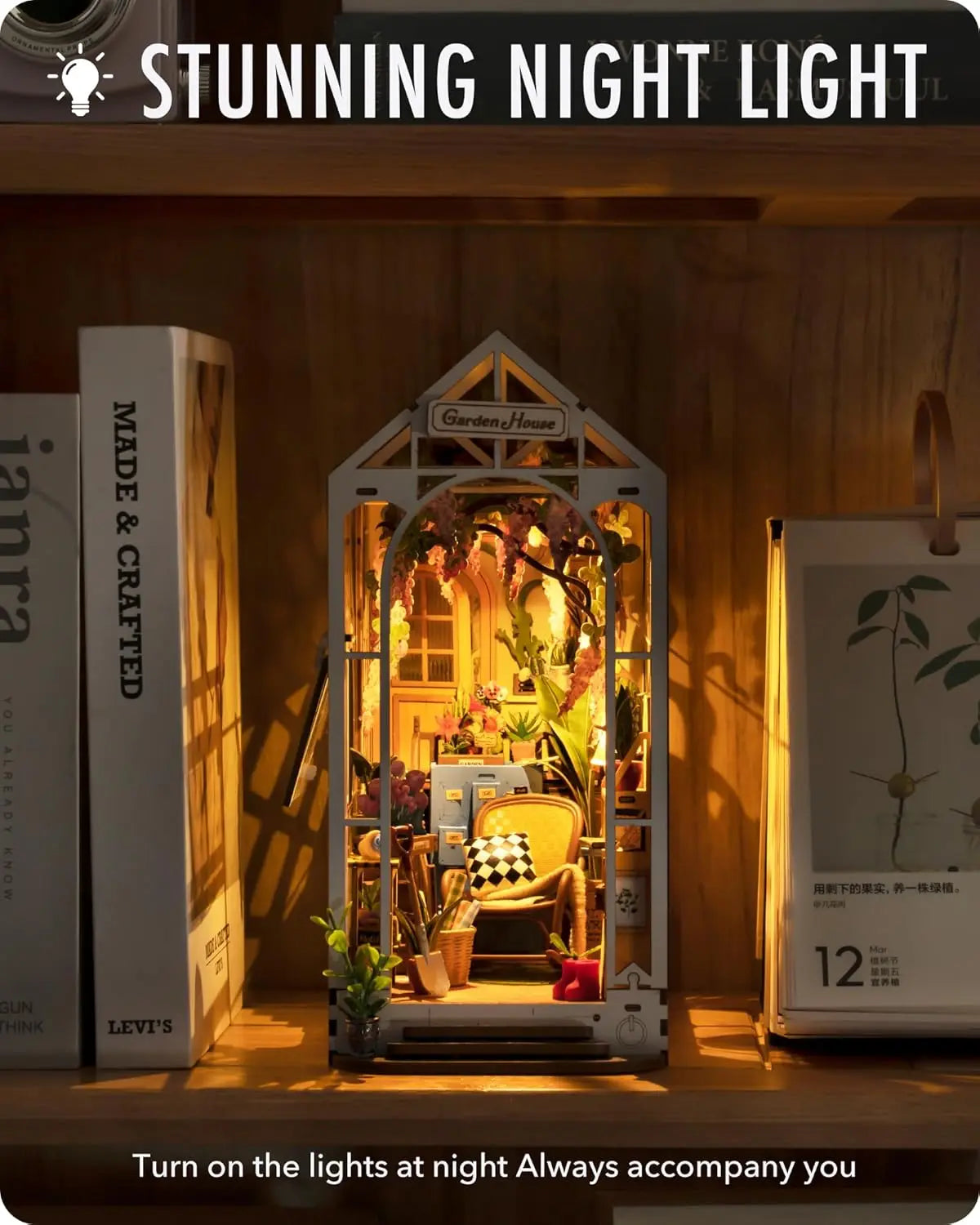 DIY Book Nook Kit Garden House